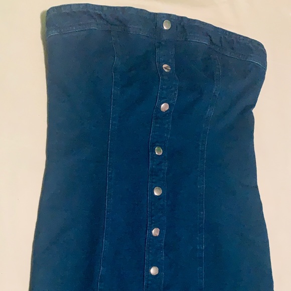 Forever 21 Sleeveless Mini Jean Dress - Picture 3 of 6